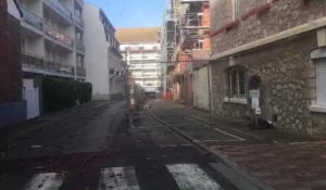De nombreux dégâts dans les rues du Touquet