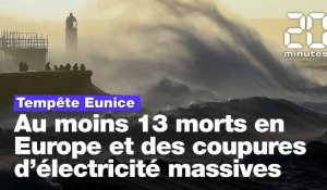 Tempête Eunice: Au moins 13 morts en Europe