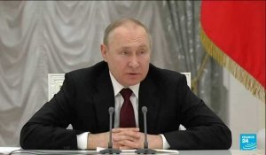 Crise en Ukraine : V.Poutine étudie la demande de reconnaissance de l'indépendance des séparatistes