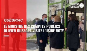 VIDÉO. France relance : le ministre des Comptes publics en visite dans une usine, près de Combourg