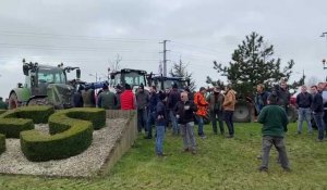 Un convoi régional d’agriculteurs mécontents se rend à Lille au départ d’Orchies