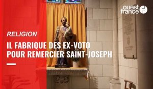 VIDÉO. Il fabrique des ex-voto pour remercier Saint-Joseph