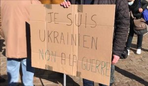 Maubeuge : des Sambriens et des Avesnois disent leur solidarité au peuple ukrainien