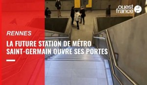 VIDÉO. Découverte des entrailles de la future station de métro Saint-Germain, à Rennes