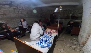 Kharkiv : un abri anti-bombes transformé en hôpital pour enfants