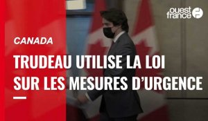 VIDÉO. Canada : Justin Trudeau utilise la loi sur les mesures d'urgence pour mettre fin aux blocages