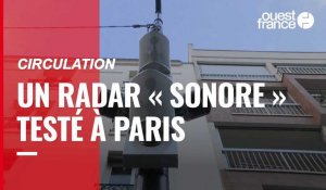 VIDÉO. Paris inaugure son premier radar sonore de contrôle anti-bruit