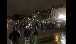 VIDÉO. Le Mans : des agriculteurs manifestent en centre-ville