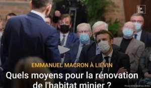 Emmanuel Macron à Liévin : Quels moyens pour la rénovation de l'habitat minier ? 