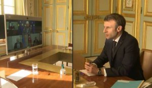Emmanuel Macron s'entretient en visio avec Nikol Pachinian, Ilham Aliev et Charles Michel
