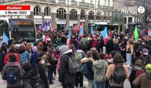 VIDÉO. À Rennes, 500 étudiants manifestent contre la précarité et l'accès aux études