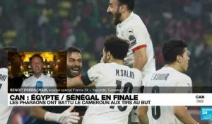 CAN-2022 : l'Egypte rejoint le Sénégal en finale après avoir éliminé le Cameroun