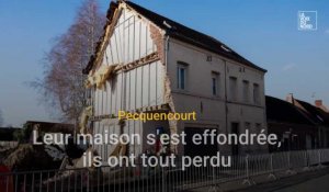 Maison effondrée à Pecquencourt : ils ont tout perdu