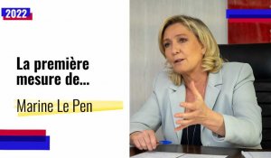 VIDÉO. Marine Le Pen : « Ma première mesure, c’est un référendum sur l’immigration »