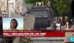 Après 9 ans de déploiement militaire, la France acte son retrait du Mali