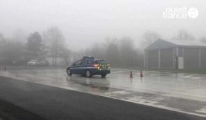 VIDÉO. Les gendarmes de Rennes formés aux risques routiers