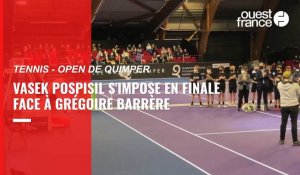 VIDÉO. Open de Quimper : revivez la finale Barrère - Pospisil en images