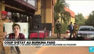 Burkina Faso : la Cédéao et l'UA sanctionnent la junte militaire au pouvoir