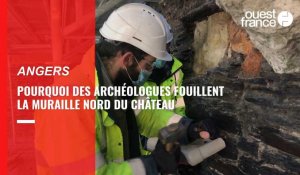 VIDÉO. Pourquoi des fouilles archéologiques sont-elles réalisées au château d'Angers ?