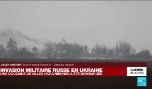 Invasion militaire russe en Ukraine : de nombreux Ukrainiens trouvent refuge à Zaporijia, au sud du pays