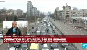 Opération militaire russe en Ukraine : à Kiev, de nombreux habitants cherchent à fuir la capitale