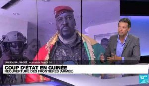 Coup d'État en Guinée : réouverture des frontières (armée)