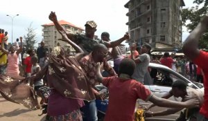 Guinée: scènes de liesse à Conakry après un coup d'Etat contre le président Condé
