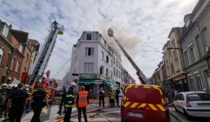 Lille : un impressionnant incendie rue Garibaldi