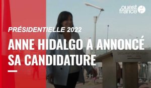 VIDÉO. Présidentielle 2022 : Anne Hidalgo candidate pour « offrir un avenir à tous nos enfants »