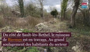 Sault-lès-Rethel: des travaux sur le ruisseau de Biermes