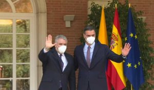 Le Premier ministre espagnol reçoit le président colombien à Madrid