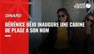 VIDÉO. Bérénice Bejo a désormais sa cabine de plage à Dinard