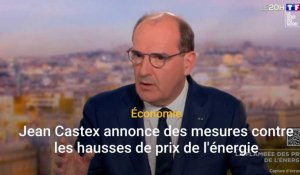 Jean Castex annonce des mesures contre la hausse du prix de l'électricité et du gaz