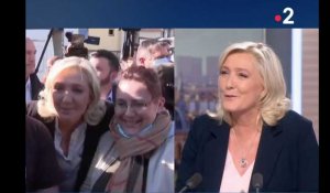 Marine Le Pen, triomphante
