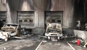 Thonon: un incendie touche trois camions à Vongy