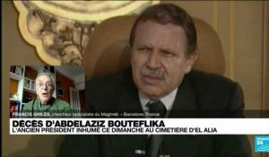Décès d'Abdelaziz Bouteflika: l'ancien président inuhumé ce dimanche