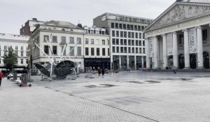 Premières images dimanche sans voiture à Bruxelles