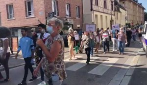 Manifestation pour les mineurs non accompagnés à Beauvais