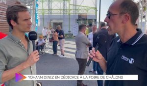 Yohan Diniz de passage à la Foire de Châlons