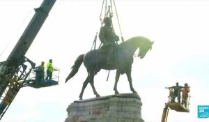 Statue déboulonnée aux États-Unis : le plus grand monument confédéré restant démonté
