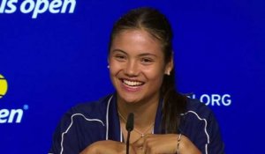 US Open 2021 - Emma Raducanu : "I didn't expect to be here at all. I mean, I think my flights were booked at the end of qualifying, so it's a nice problem to have"