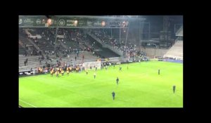 Le Courrier de l'Ouest -  Affrontements entre supporters après le match Angers - Marseille