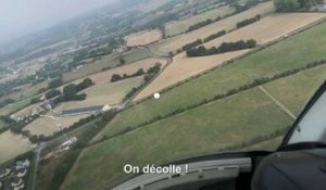 Quand Enedis survole la Mayenne en hélicoptère