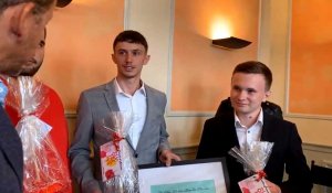 Rencontre entre les trois jeunes Vitryens, Dany Boon et le maire