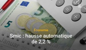 Smic : hausse automatique de 2,2%, soit près de 35 euros brut par mois au 1er octobre