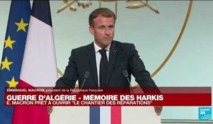 Macron "demande pardon" aux Harkis au nom de la France