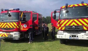 130e congrès de l'union départementale des sapeurs-pompiers de la Somme, à Corbie