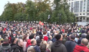 Russie : manifestation à l'appel du Parti communiste contre le résultat des élections législatives