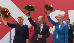 Election allemande: Olaf Scholz et le SPD allemand fêtent leur courte victoire