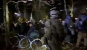 Les autorités polonaises diffusent des images de migrants détenus à la frontière